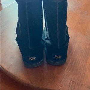 Black UGG boots